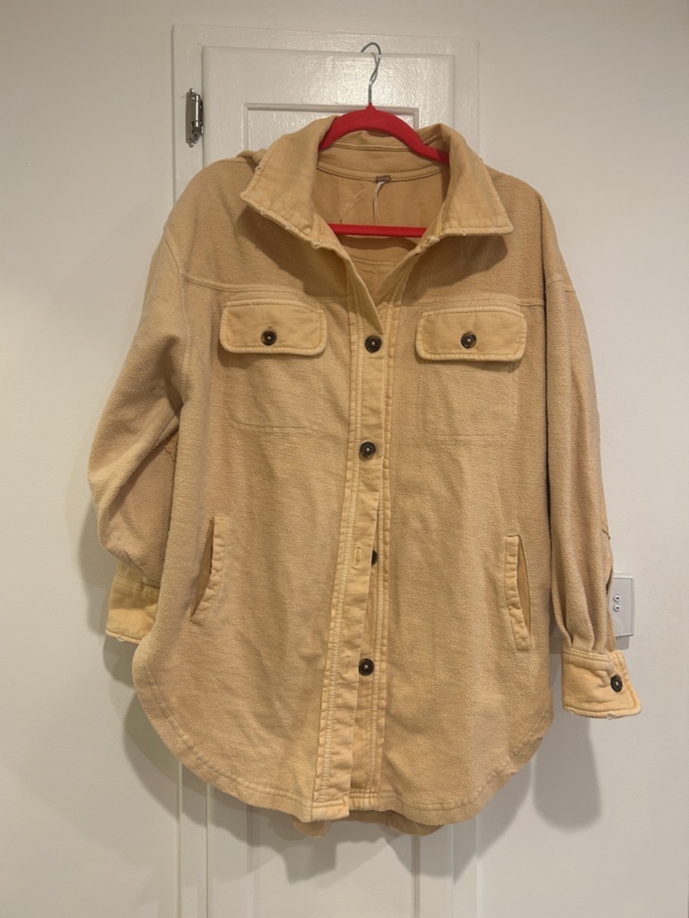 Free People Ruby oversized fleece shacket